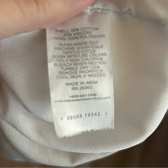 Dip Sleeveless Yellow White Gingham Peephole Dress Plus Size 1X - Picture 4 of 4